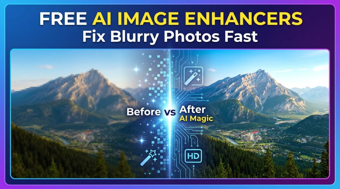 7 Free AI Image Enhancers That Actually Work Better Than Photoshop for Quick Fixes