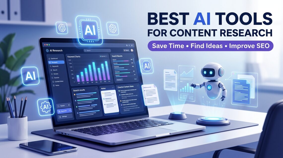 7 Best AI Tools for Content Research That Save Hours of Work in 2026