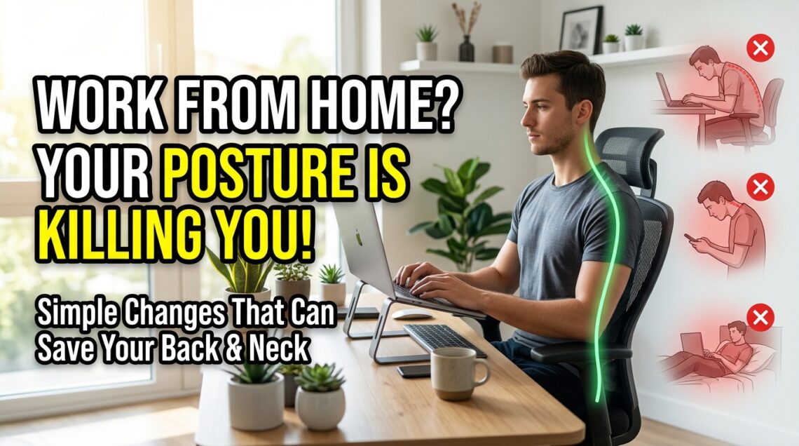 Importance of Posture While Working From Home - Simple Tips for Better Health and Productivity